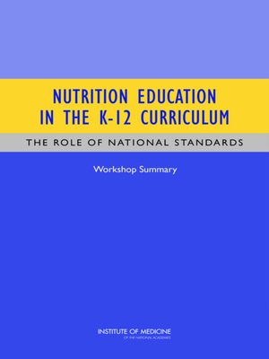 cover image of Nutrition Education in the K-12 Curriculum